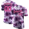 Tie Dye-negro y rosa
