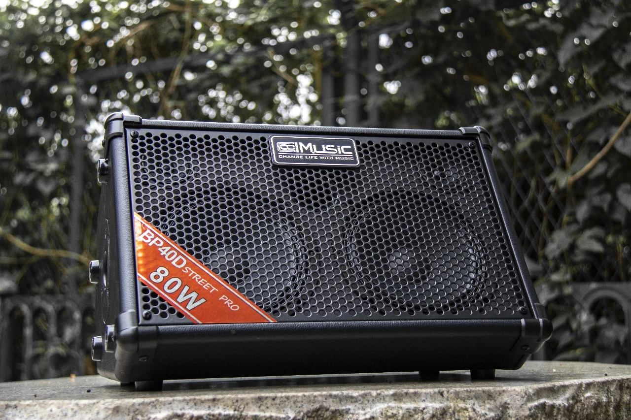 COOLMUSIC BP40D Portable 80W Smart Guitar Amplifier with