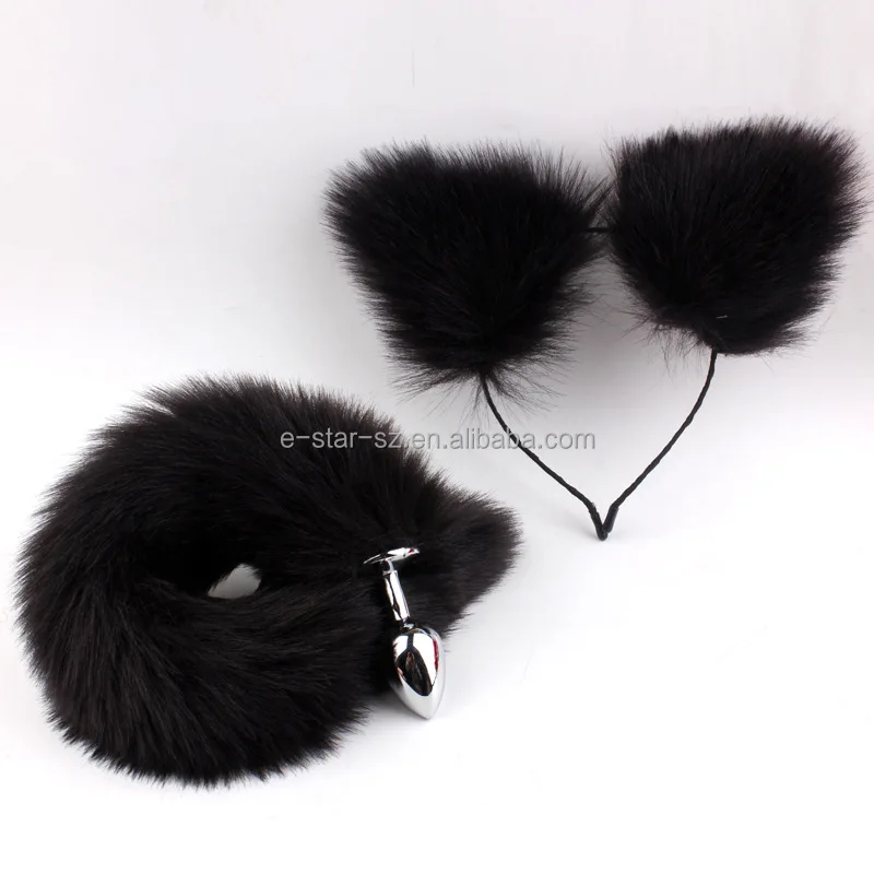 New Style Fox Tail Anal Plug Toys,Anal Butt Plug,Tail Anal Plug For Women  Fancy Cat Kitty Costume Ear Party Hair Head Band - Buy Anal Butt Plug Tail  Anal Plug For Women