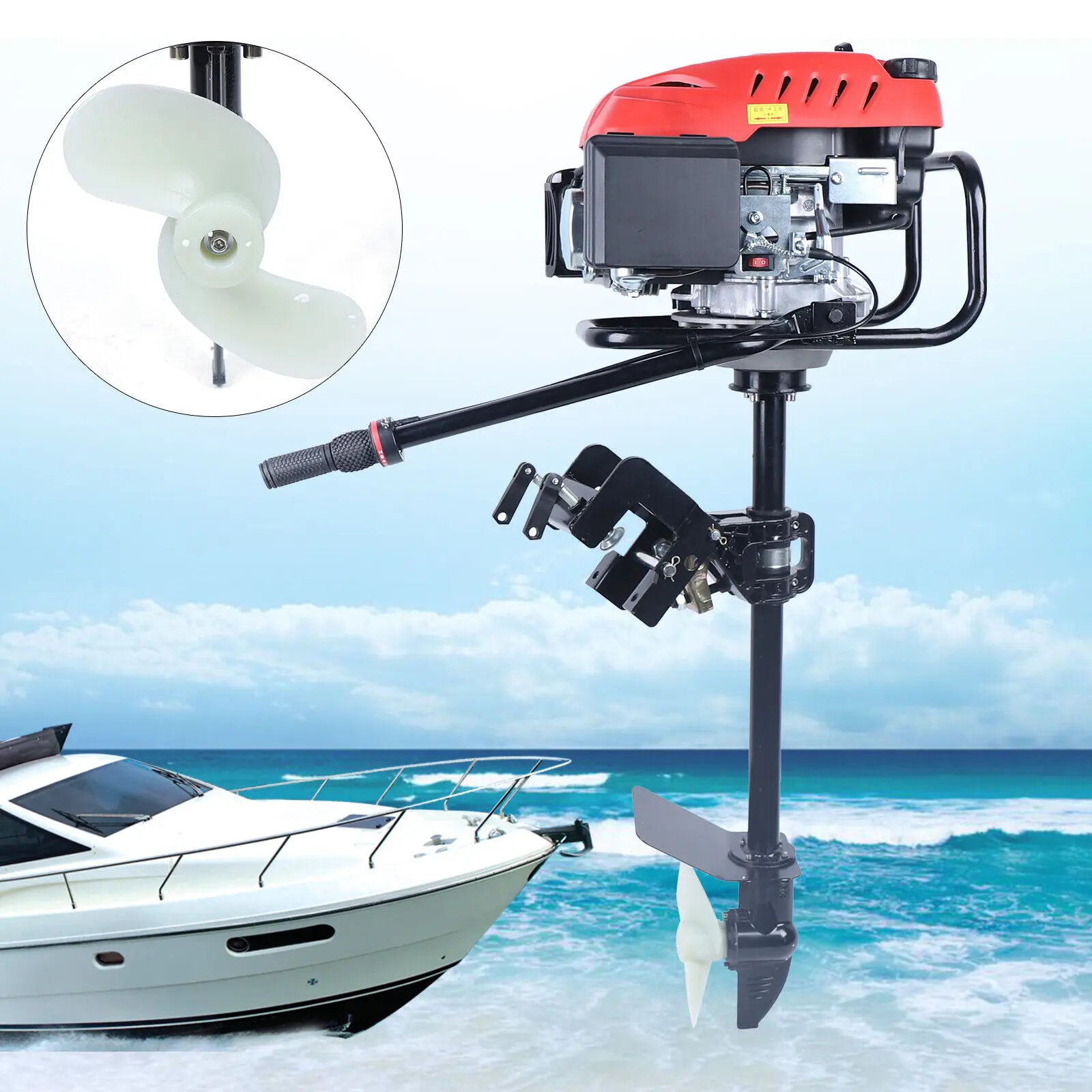 2.3/4/6-18hp 2/4/6 Stroke Outboard Motor Boat Engine For Fishing Boat ...