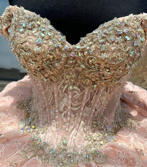 Mumuleo Rose Gold Quince Dress Off Shoulder Birthday Party Robe Sweetheart Neck Lace Appliques Sweet 15 Prom Party Dresses| Alibaba.com Mumuleo Rose Gold Quince Dress Off Shoulder Birthday Party Robe Sweetheart Neck Lace Appliques Sweet 15 Prom Party Dresses| Alibaba.com