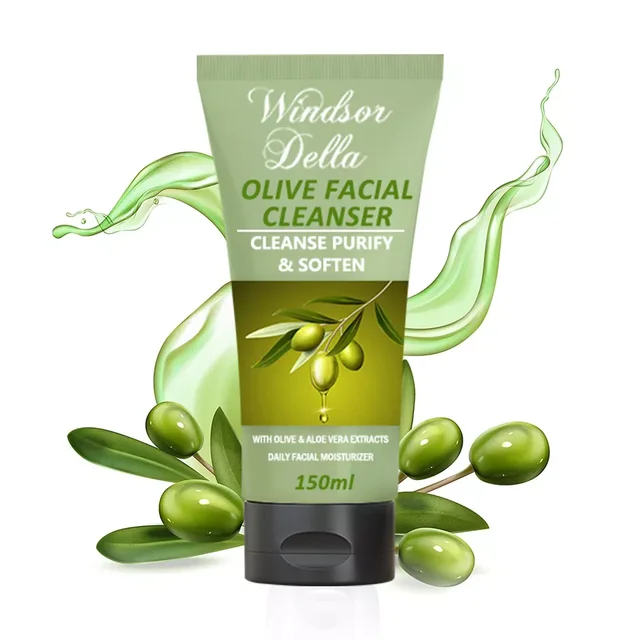 Private Label Oem Oil Free Whitening Moisturizing Facial Cleanser olive whitening face wash For All Skin