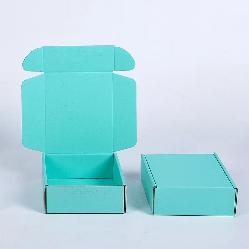 Rts Pink Paper Mailing Shipping Packing Box Oem Brand Logo Cardboard