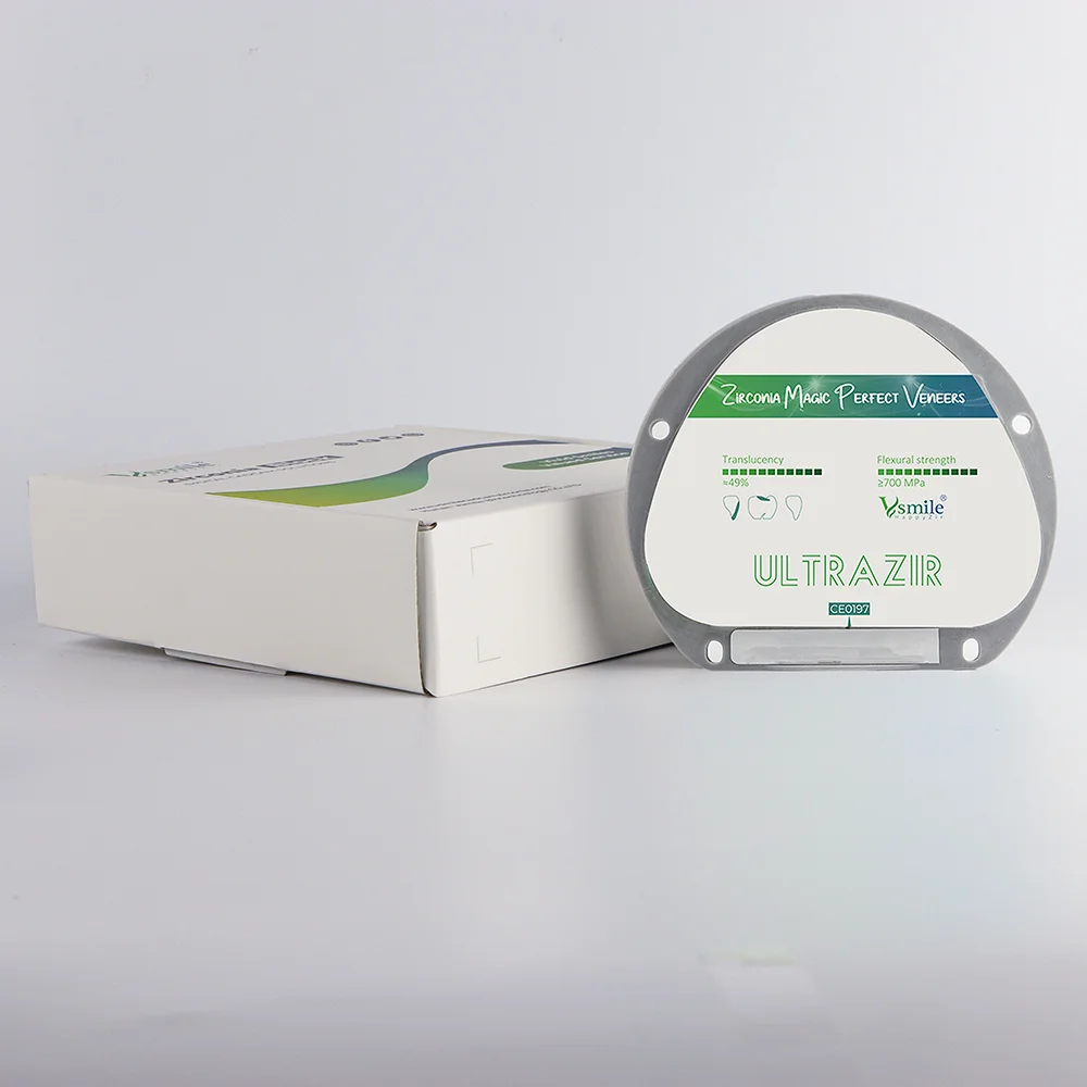 Vsmile HappyZir Multi Layered Zirconia Disc for  Ceramil Motion 2 Dental Consumable Materials D-71 16MM A2 A3