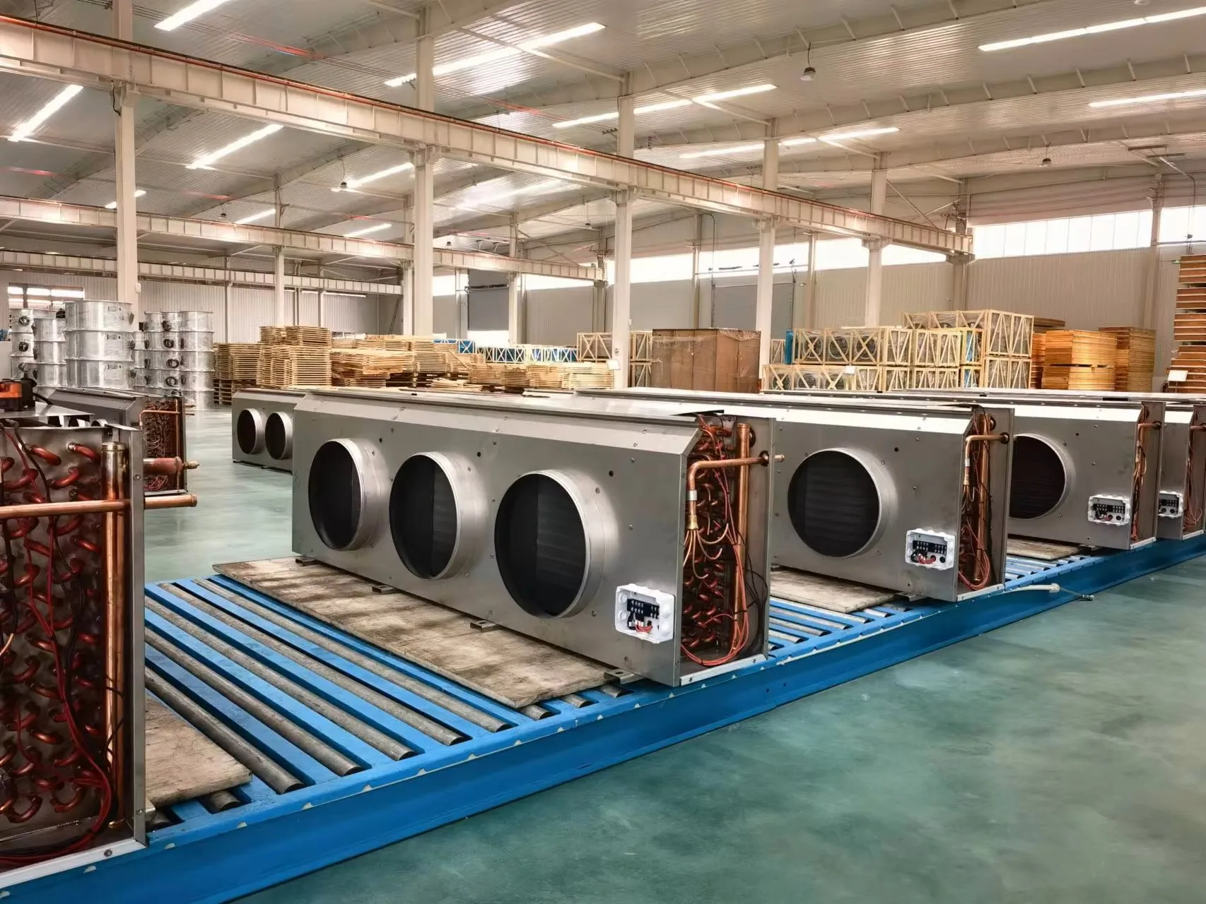 Custom Industrial Air Cooler Ceiling Mount Cold Room Refrigeration Unit