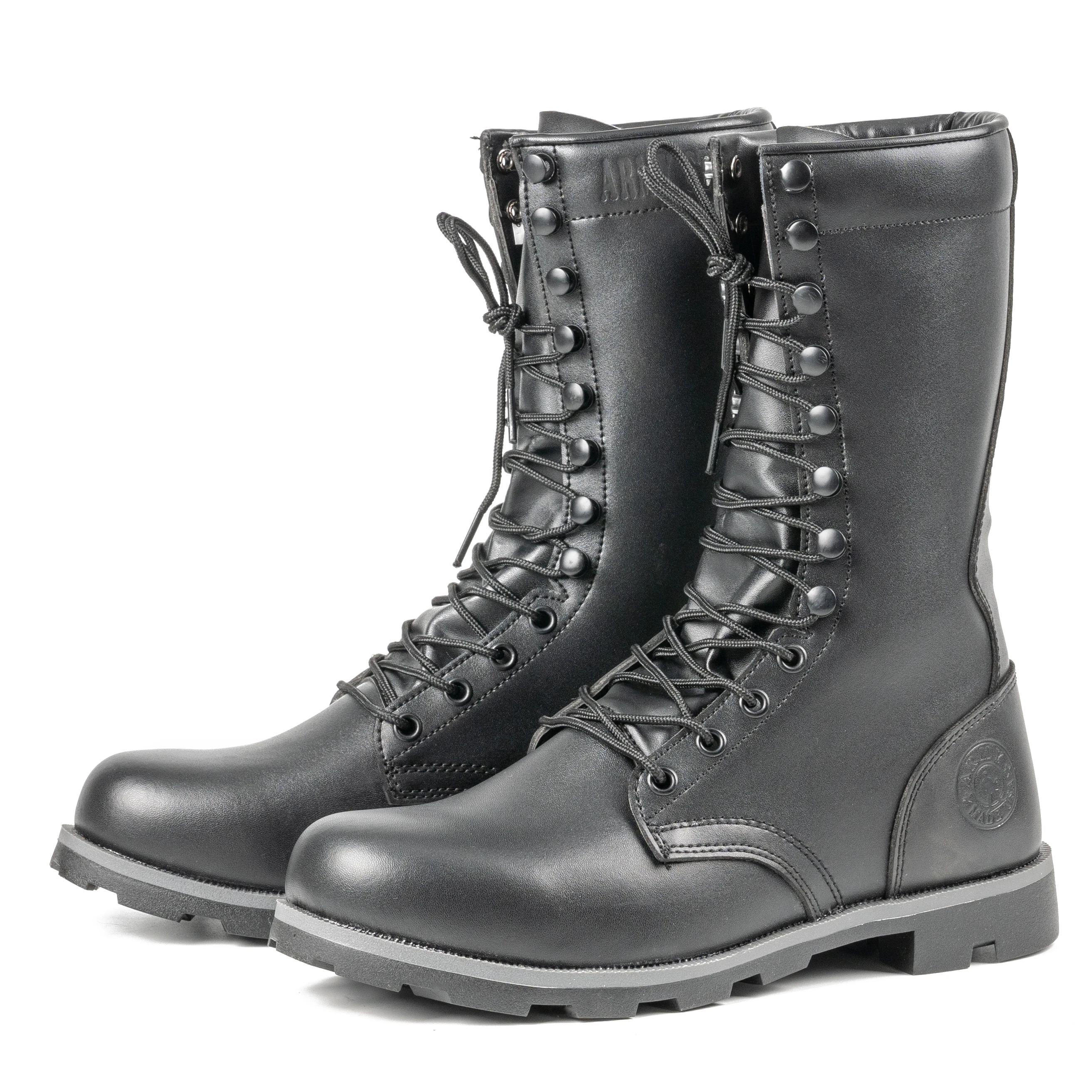 Desert Half Ghana Strong Tactical Leather Boots Summer Anti-Slip Combat  Boots Rubber Mesh Nylon Ankle Black Winter Cement Boots