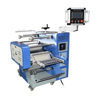 300*400 mm Webbing Mini Oil Multifunctional Automatic Roll To Roll Heat Transfer Printing Machine  For  Lanyard Ribbon Tape