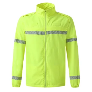 Summer Breathable Reflective Cotton CE Certified Unisex Hi Visibility Workwear Sunscreen Clothing Outdoor Duty Patrol Traffic