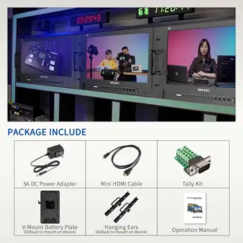FEELWORLD P173-9HSD-RM 17.3" Multi-input Rack Mount Monitor with Broadcast Compatibility Packaging Customization and OEM Service product image
