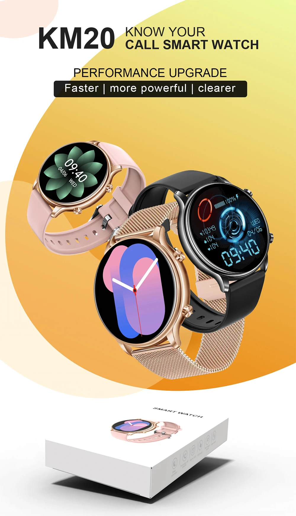 Karenm Top Selling Smartwatch 2023 Bt Dial Answer Call Fitness Bracelet