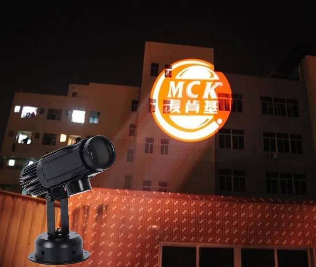 High Clear Image Commercial Grade Ad 25W LED Gobo Projector Lamp LOGO Projection Light for Cafe Advertising