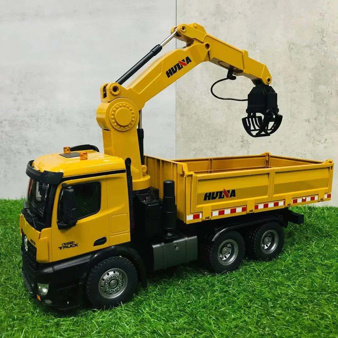 HUINA 1/14 RCダンプトラック 1575 HuiNa Toys 1575 9CH 1/14 RC木材グラブダンプトラック （RTR