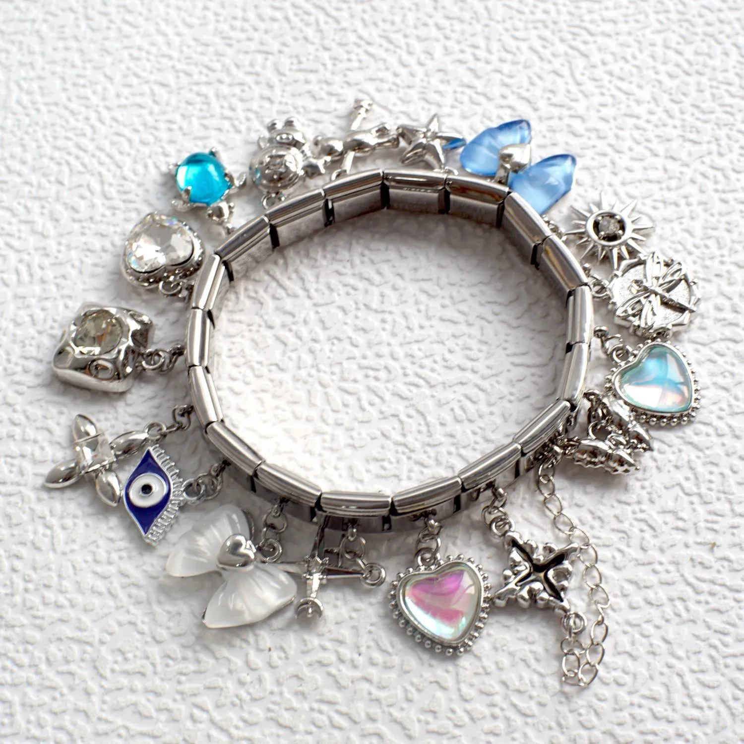 Italian Module DIY Accessory Magic Color Love Series Elastic Fashion Charm Bracelet Pendant Direct From Factory