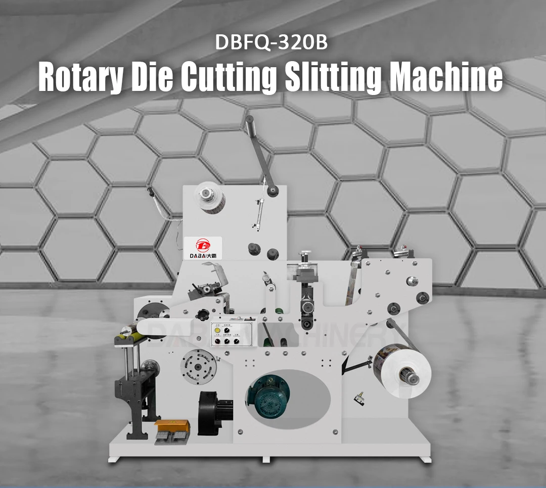 Full Automatic Roll to Roll Adhesive Label Die Cutting Machine