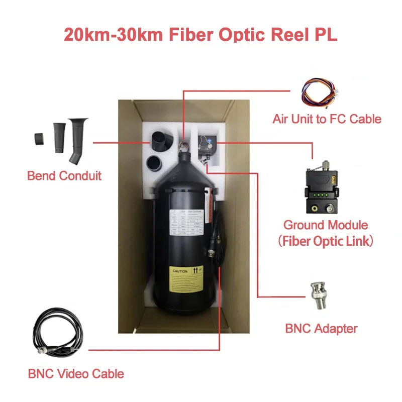 3km 5km 10km 15km 20km 30km 40km 50km Fiber Optic Reel Bucket Module Sky End Ground End Flight Distance 3-10km for FPV RC Drone He27c37c580124a859e4fa3616d983960c