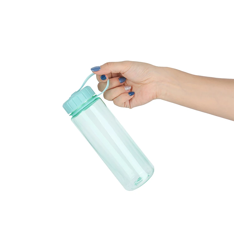 500ML Plastic Water Bottle with Lid Reusable Anti-fall Plastic Water Bottle Outdoor Bicycle Sports Bottle for Milk Coffee Tea