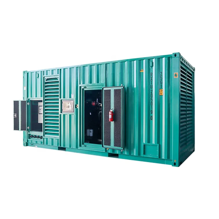 Heavy Power 1mw 1000kw 1500kw  1500kva  Silent Type or Container diesel Generator with perkins Engine or cummins Engine