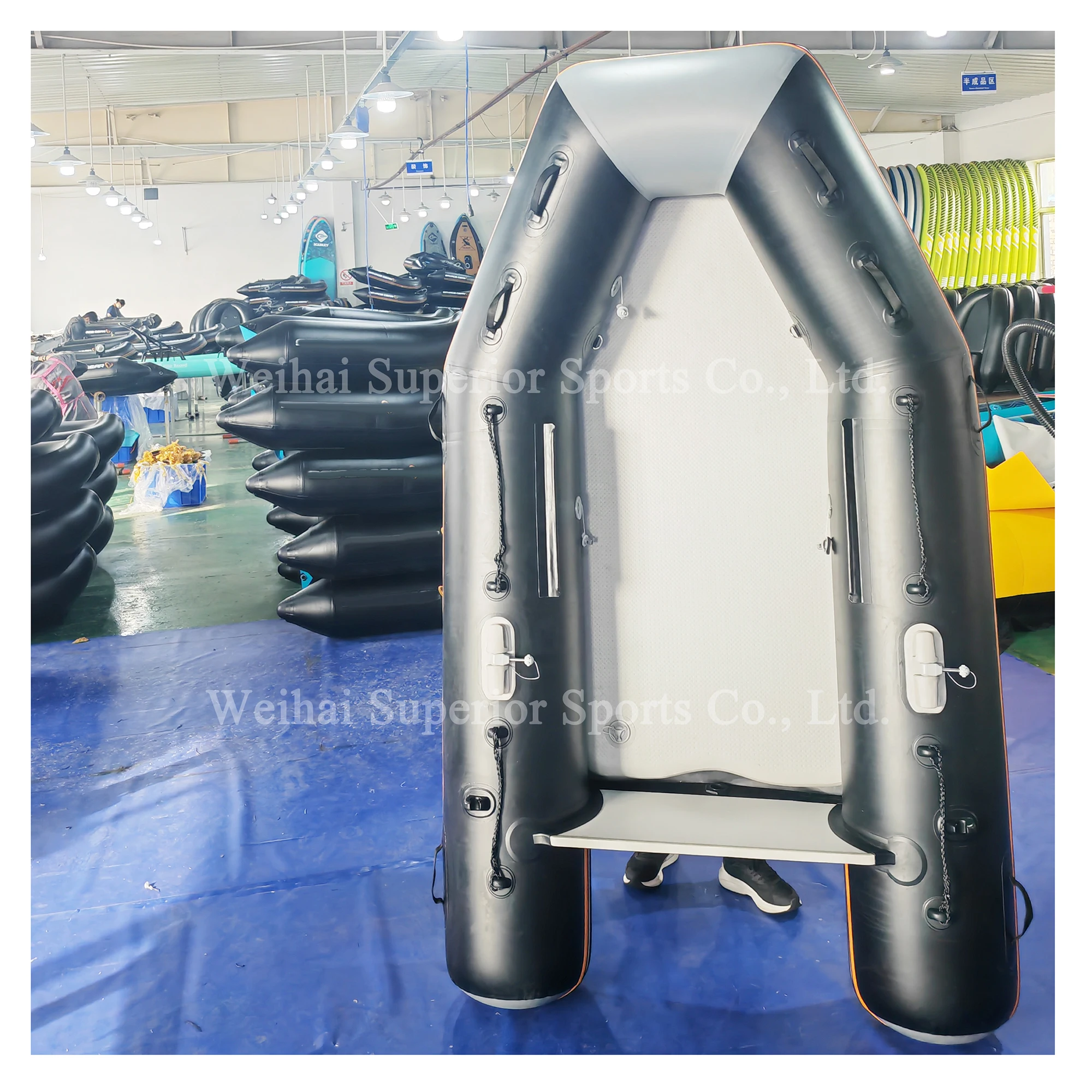 Производитель дешевая Складная лодка высокого качества для гребли с каютой 3 9 м надувная полускладная