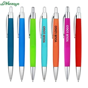 Wholesale Cute Multicolor Plastic Ballpoint Pen Business Promotion with Custom Logo 1.0mm Writing Width Sports Body Type
