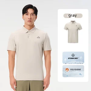 PELLIOT Casual Quick-Drying Moisture-Wicking Sportswear Hiking Mountaineering Outdoor Men's Polo T-shirts