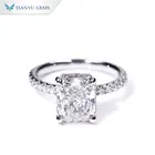 Tianyu Gems Customized 3ct Radiant Cut GH VS SI CVD Lab Diamond 14K 18K White Gold Wedding Ring For Women