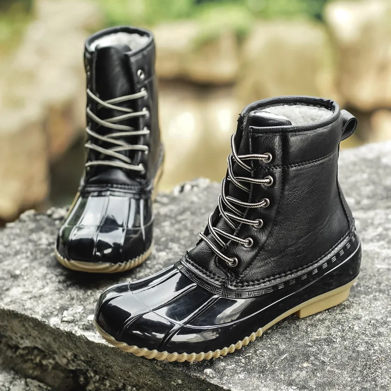 Amazon.com: Botas de nieve de invierno para mujer, impermeables, aisladas,  antideslizantes, para clima frío, para exteriores, con forro de piel  sintética, botas cálidas : Ropa, Zapatos y Joyería