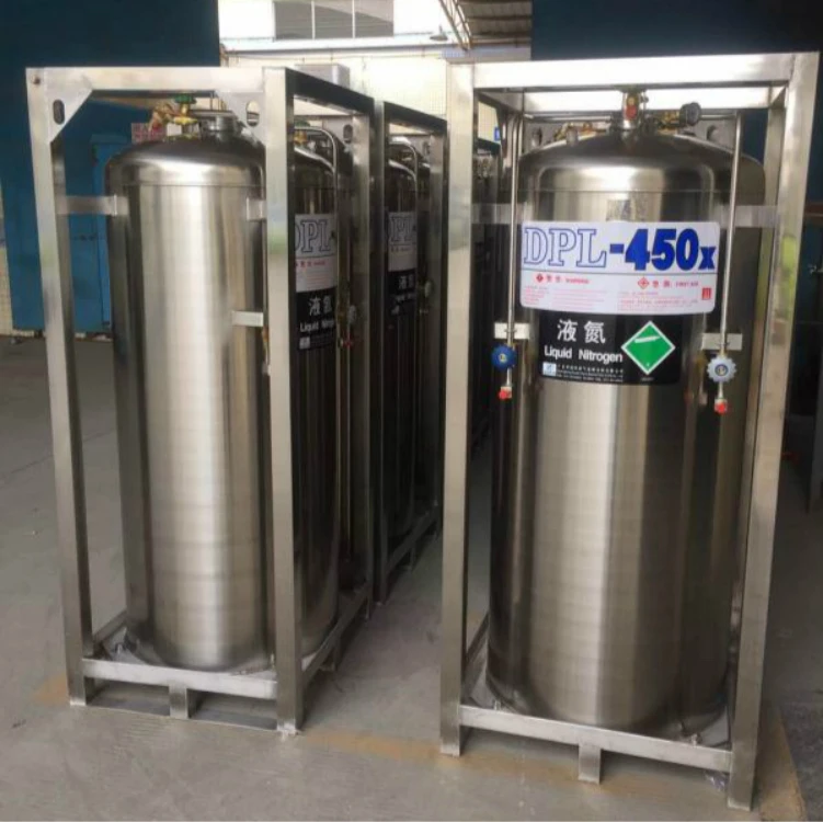 195L Gas Dewar Cylinder Liquid Oxygen Gas Tank for Hospital