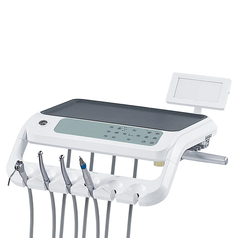 GD-300 Electric Dental Chair Colorful Design with Smooth Lifting and Butterfly Oral Lamp Sensor Included