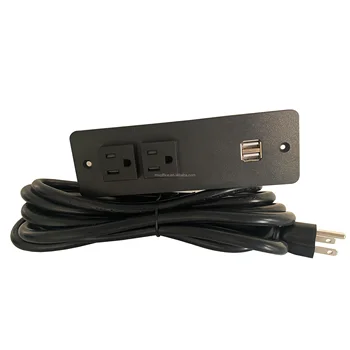 Wholesale Furniture Power Outlet US Dual Power Outlets With 2 USB Ports For Furniture