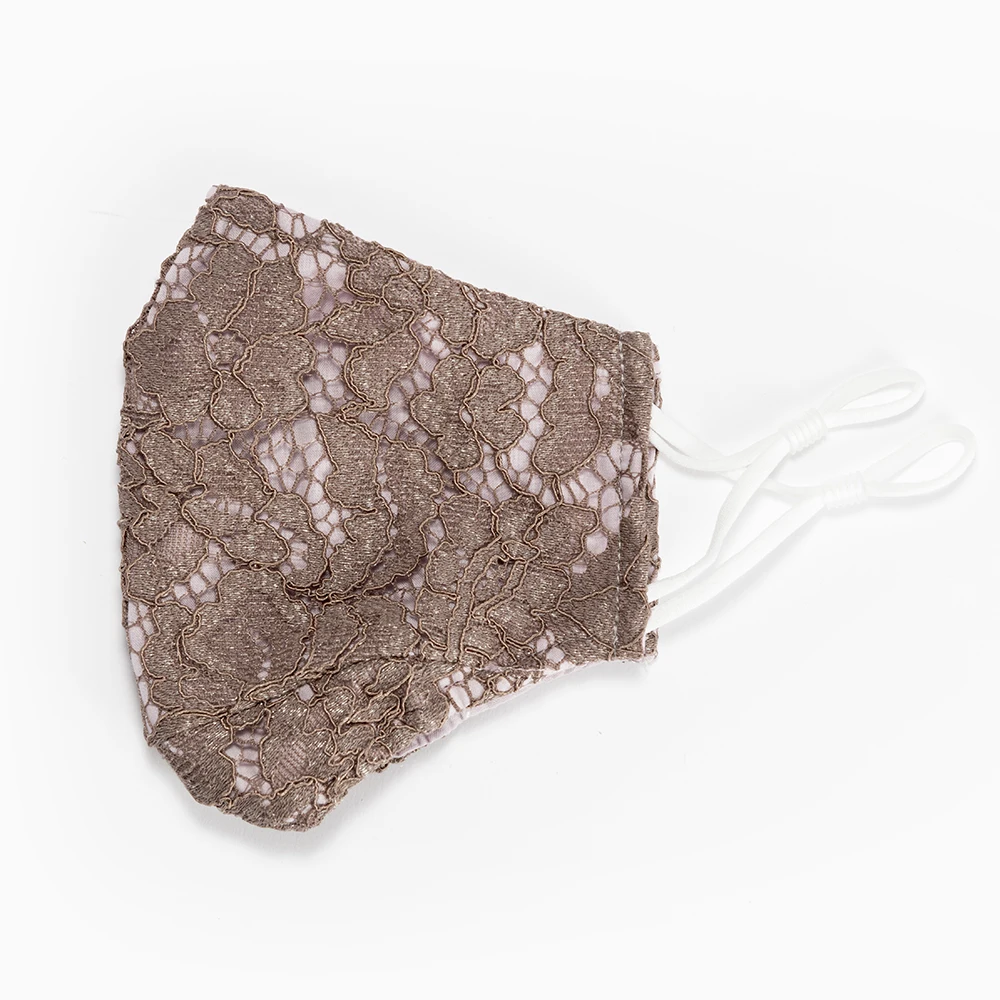 
 Моющиеся 3 слоя ткани небольшое минимальное кол-во в заказе Лидер продаж шоколада и кирпич отличаются элегантным и модным кружевом с кастомизированным рисунком для женщин леди  