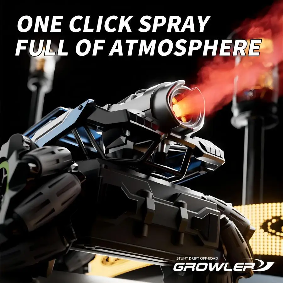 Brawley Rc Monster Truck 1:18 Scale Brushed Motor 4 Channel Remote Control Off Road Racing Car For Kids Ages 8 To 13