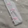 Fiocco bianco+rosa