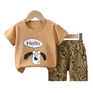 Children's Clothing Set Kids Pajama Set Baby Clothes Summer 2 Pieces Boys Clothing Sets