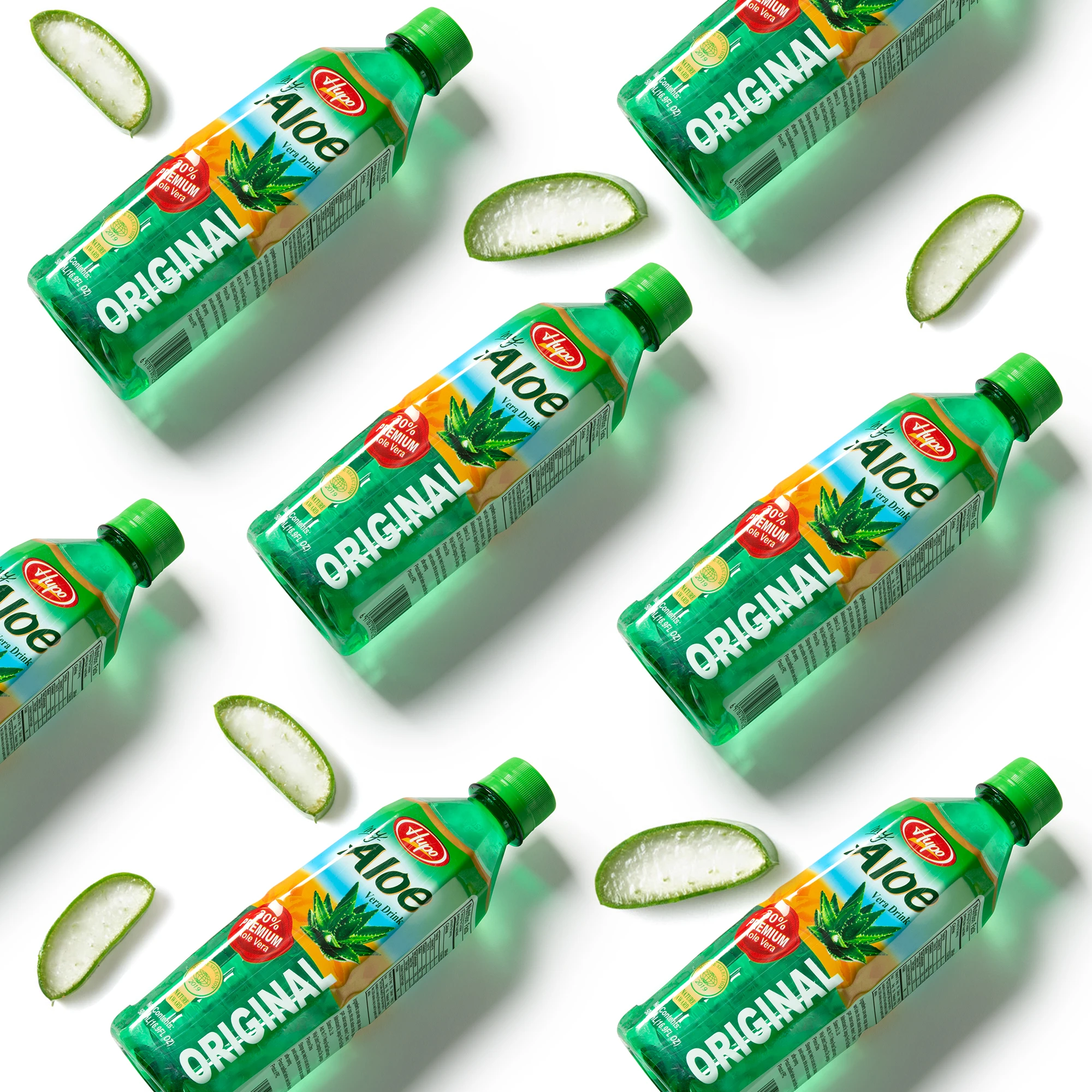 Erfrischungsgetrnk China Direktverkauf 500ml Aloe Vera Saft Aloe Vera  Getrnk mit Fruchtfleisch