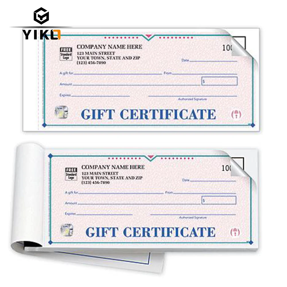 Customized Printing Blank Security Personal Checks Offset Paper Bank Cheque Pin Number Vouchers with Custom Logo for Writing