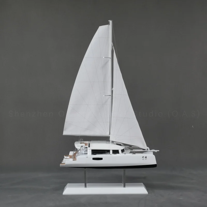 【L】Ručno izrađeni model jedrenjaka Visoka izrada Pomorski poklon Prilagođeno 40 cm KB plastika model jedrenjaka