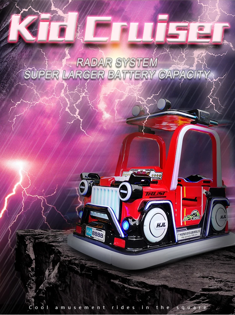Small Amusement Rides Battery Operated Amusement Driving Car Amusement Park Electric Bumper Cars for Kids Rental