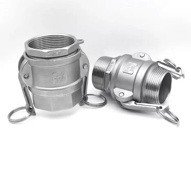 SS304 SS316 Type ABCD Cam Lock Couplings Connector Camlock Female Pipe ...