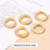 Natural Yellow Jade Ring