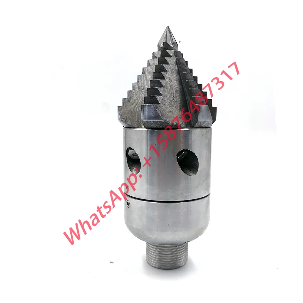Akozon Buse De Nettoyage Rotative 3/8'' BSP - Buse Égout Acier Inoxydable SS304 Haute Pression