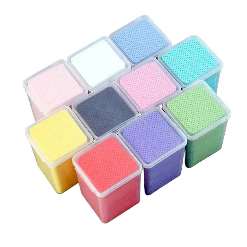 200 шт., многоразовые салфетки для удаления лака