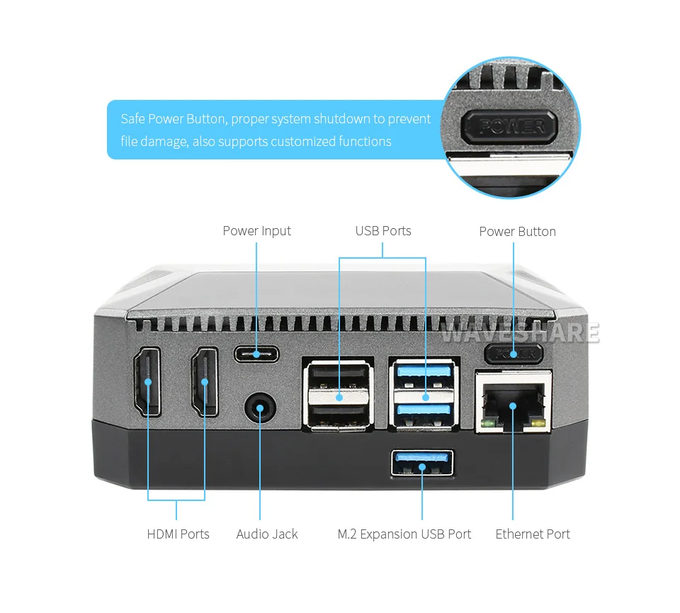 Source New Argon One M.2 Raspberry pi 4 Case / Raspberry Pi 4