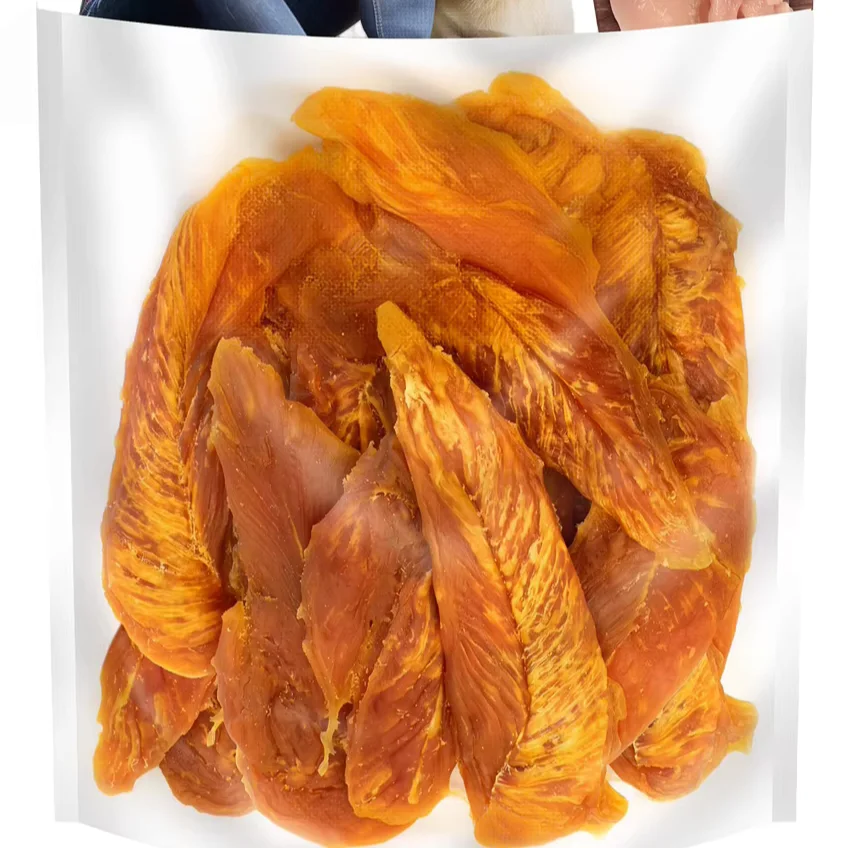 OEM Pet Food Chicken Dog Treats Factory Wholesale Nutritious High Protein Dog Chews Training Rewards Chicken Jerky Pet Food