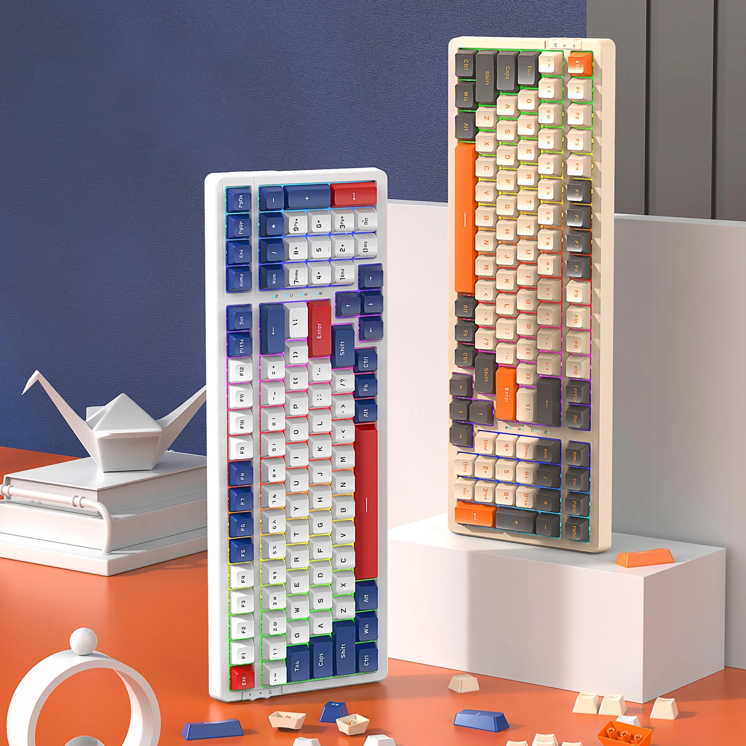 New K98 100keys Mechanical Gaming Keyboard - Full Key Hot Swap