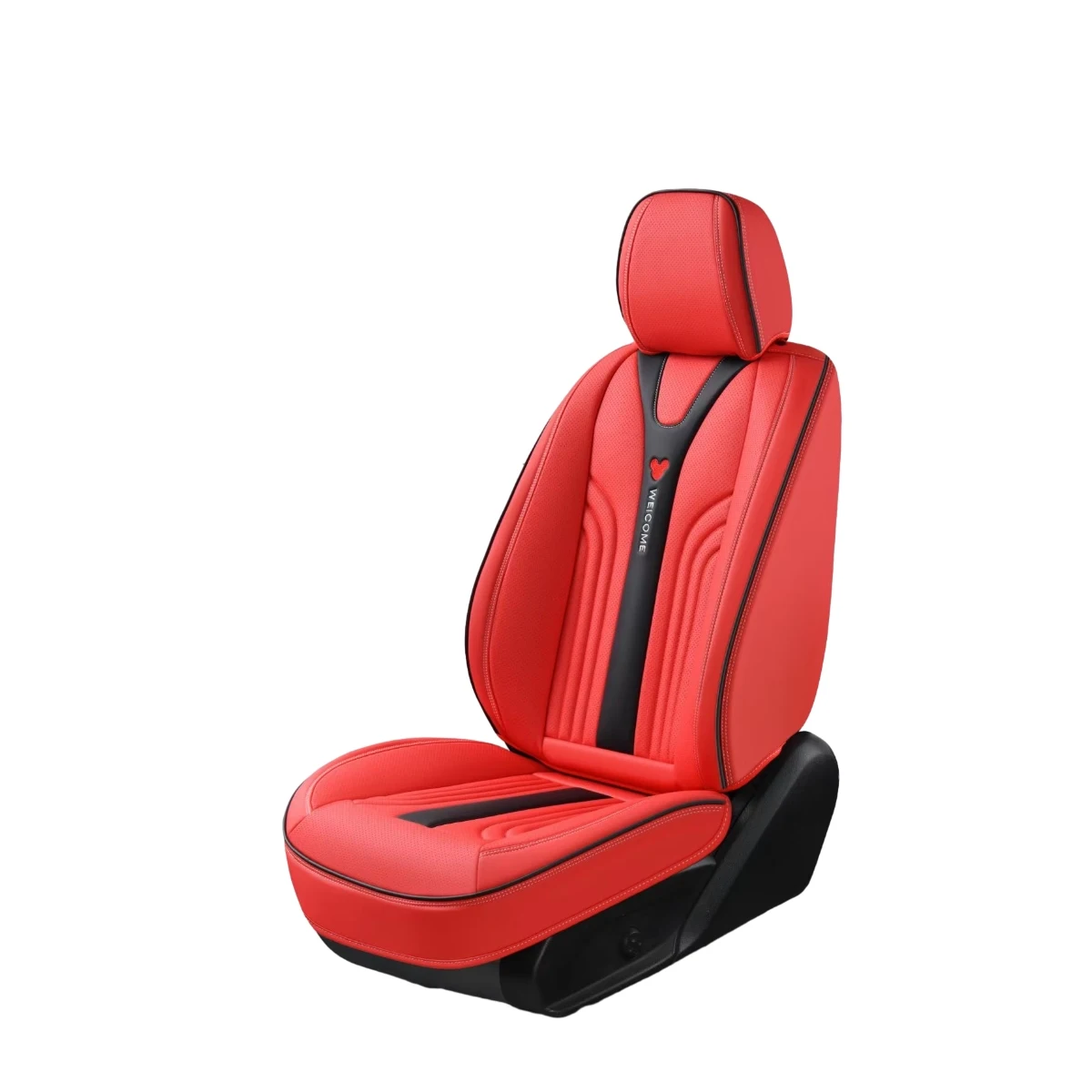 Universal Car Seat Covers Full Set Leather Fashion Design Car Accessories Interior Decoration