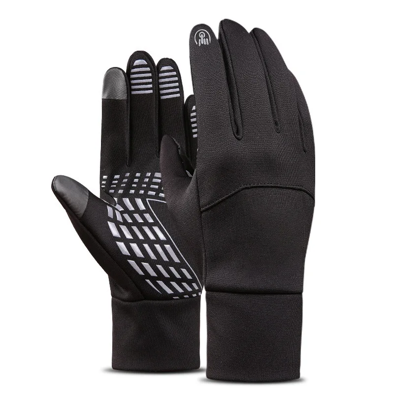 Водонепроницаемый Сенсорный Экран Ветрозащитный Велоспорт полный палец теплые зимние спортивные перчатки для сенсорного экрана