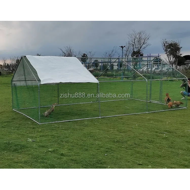 Customized Wholesale Metal Steel Frame Chicken Coop