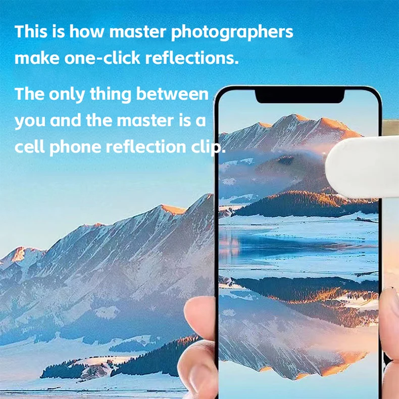 GiAi New Mobile Phone Camera Mirror Reflection Lens Clip Kit for iPhone ...