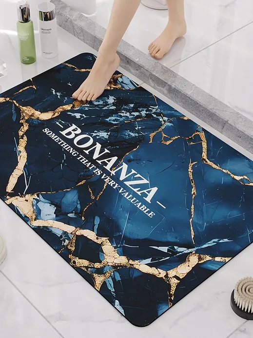 Soft Diatomite Soft Bath Mat Diatomaceous Earth Rapid Water Drying Foot