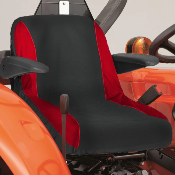 Mower Seat Protection Himal Tractor Seat Cover - Durable 600D Polyester Oxford Waterproof Riding Mower Seat Cover With Pockets Durable Tractor Seat Cover With Storage Pockets